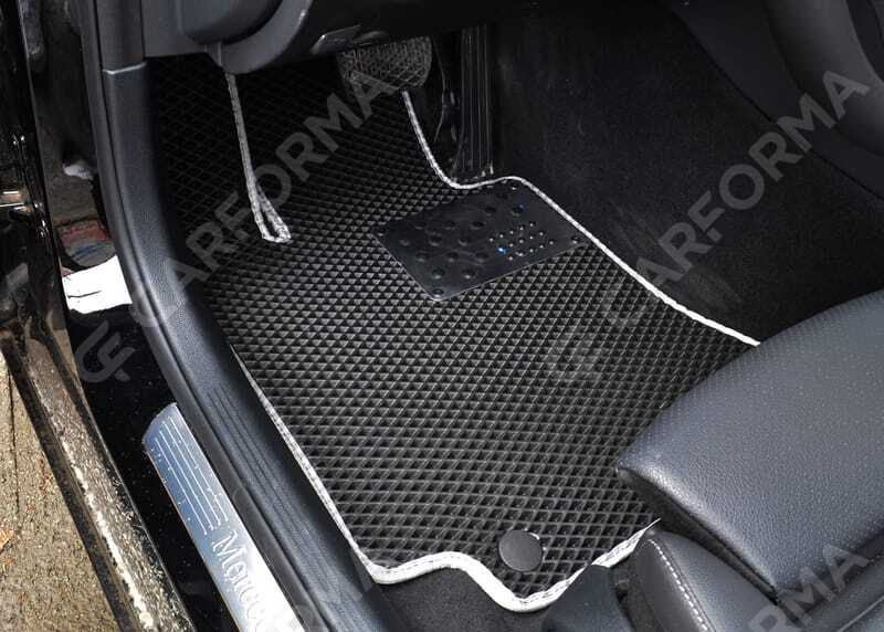 Ворсовые коврики на Mercedes C (W205) 2014&nbsp;-&nbsp;2023 в Чебоксарах