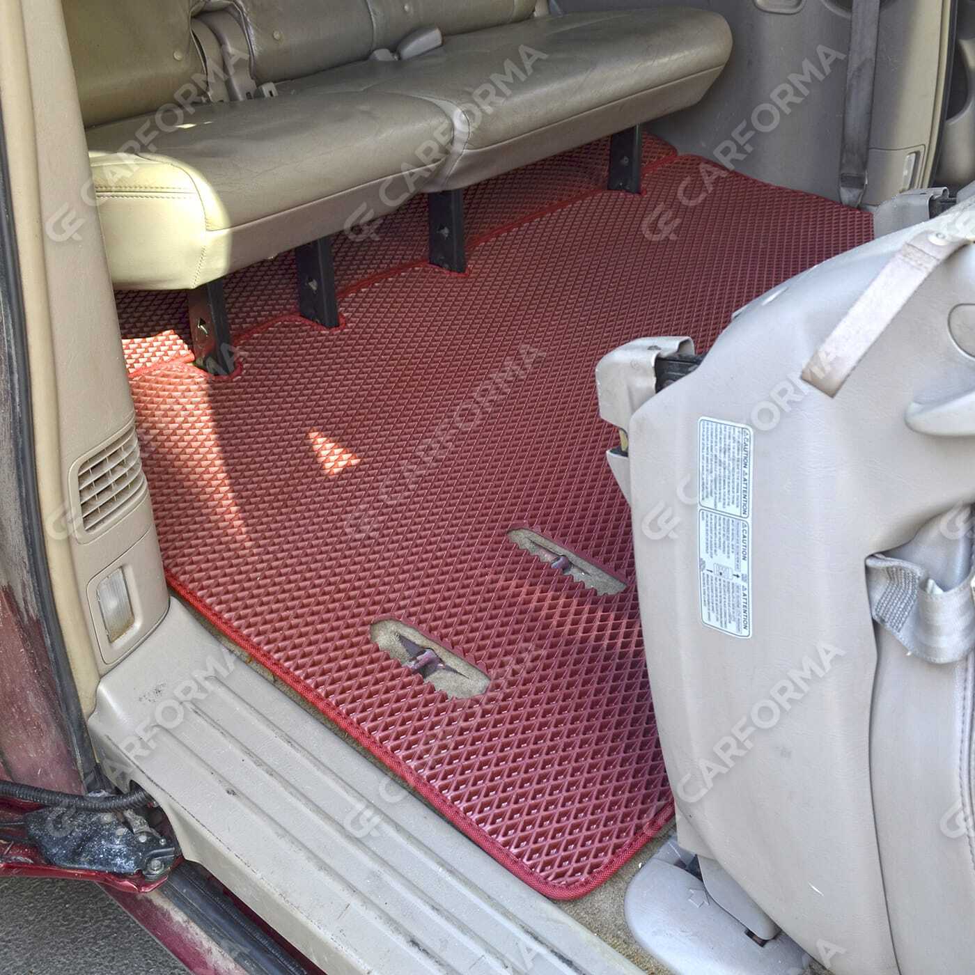 Ворсовые коврики на Toyota Sienna II 2003&nbsp;-&nbsp;2010 в Чебоксарах