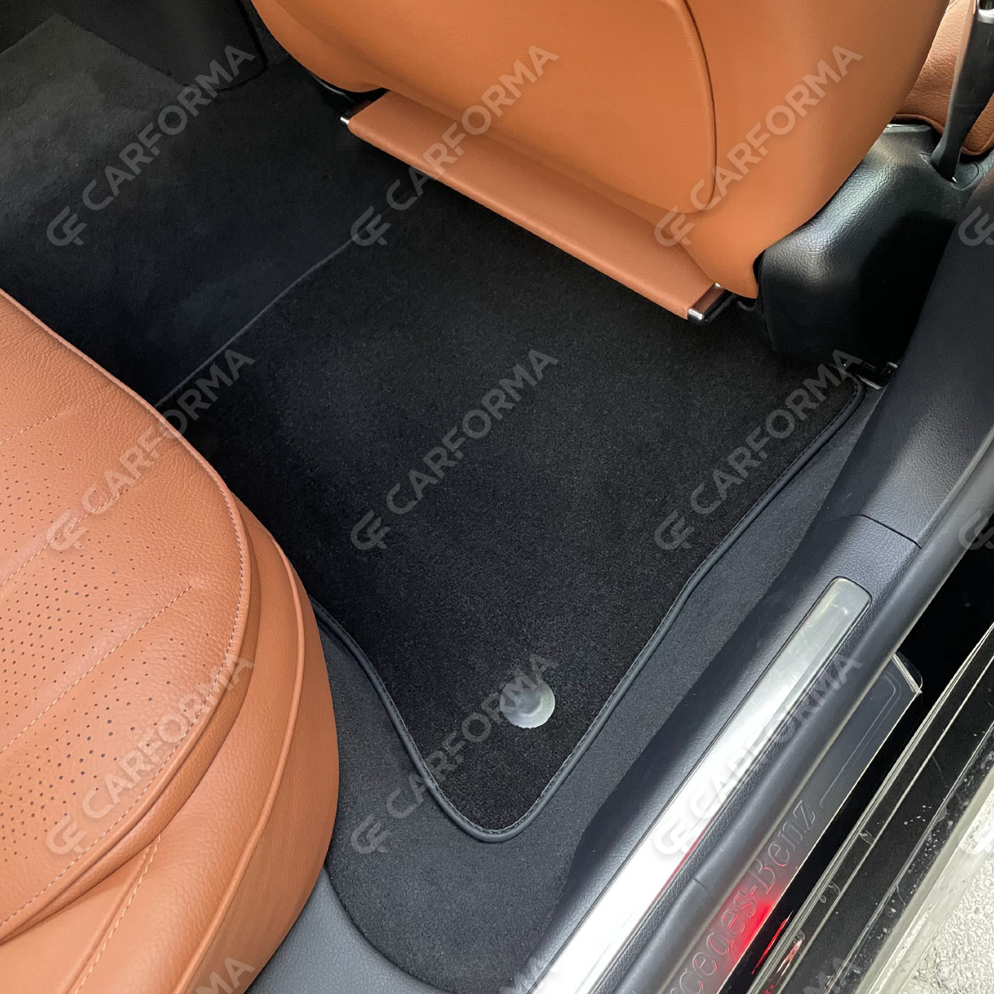 Ворсовые коврики на Mercedes S (W223, V223) 2020&nbsp;-&nbsp;2026 в Чебоксарах