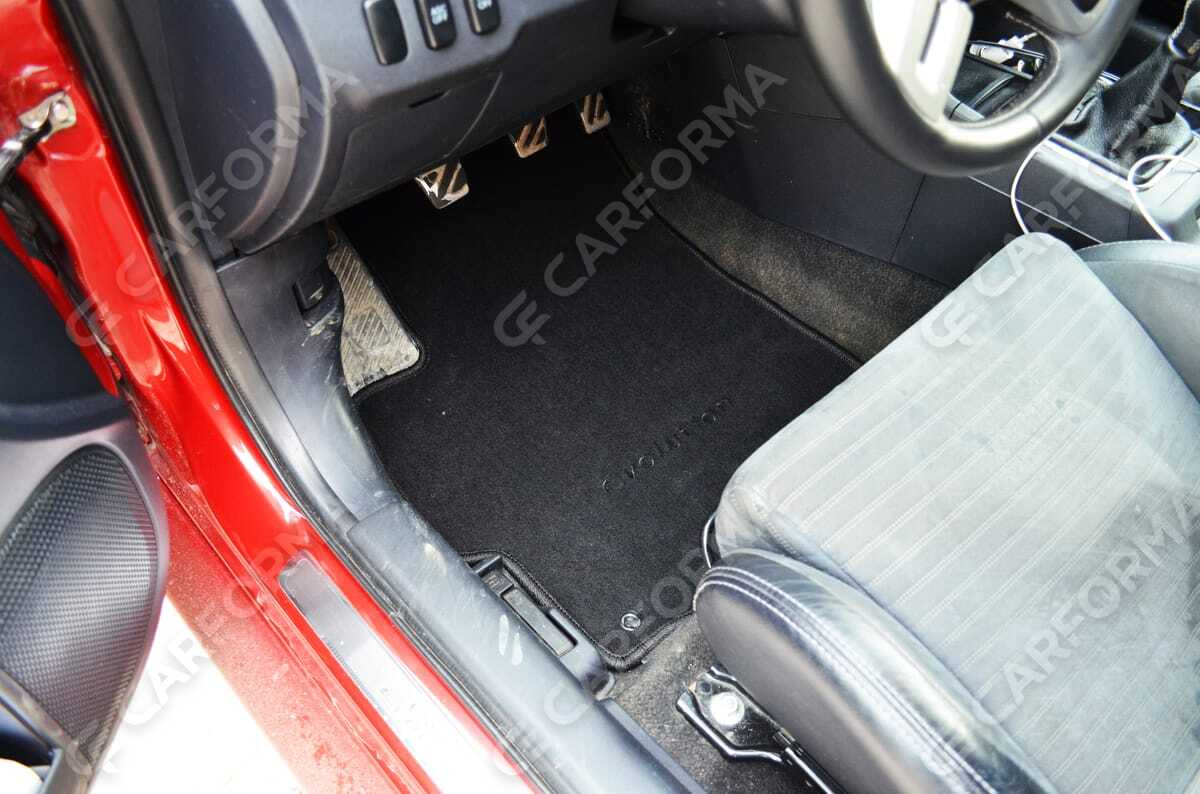 Ворсовые коврики на Mitsubishi Lancer Evolution X 2007&nbsp;-&nbsp;2016 в Чебоксарах