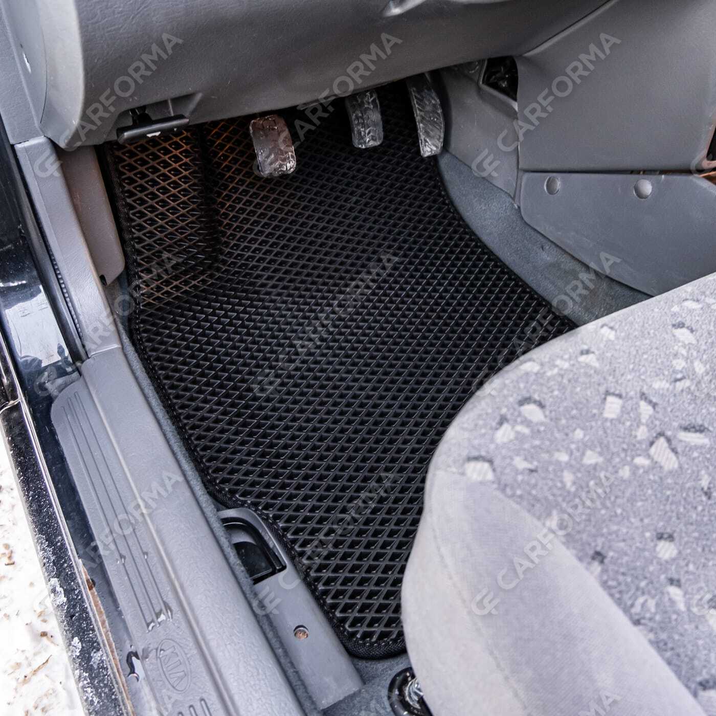 Ворсовые коврики на KIA Spectra 2000&nbsp;-&nbsp;2011 в Чебоксарах