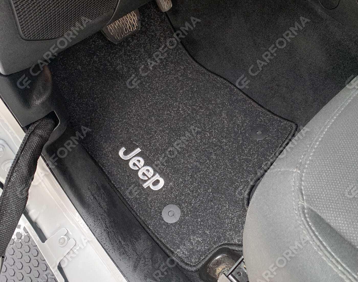 Ворсовые коврики на Jeep Wrangler (JL) 2017&nbsp;-&nbsp;2026 в Чебоксарах