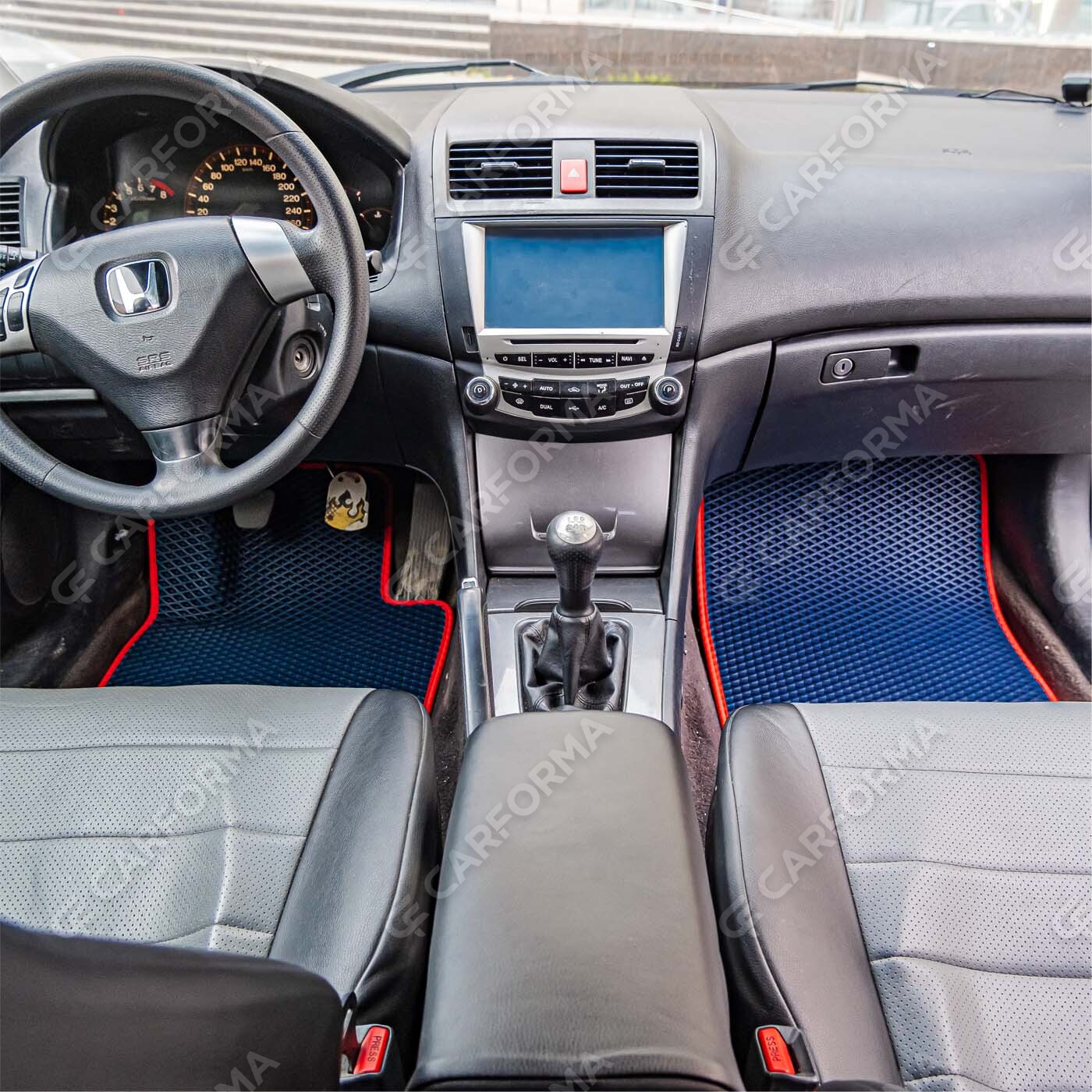 Ворсовые коврики на Honda Accord 7 2002&nbsp;-&nbsp;2008 в Чебоксарах