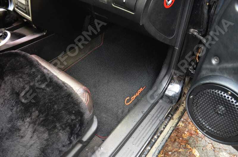 Ворсовые коврики на Hyundai Coupe II 2002&nbsp;-&nbsp;2009 в Чебоксарах