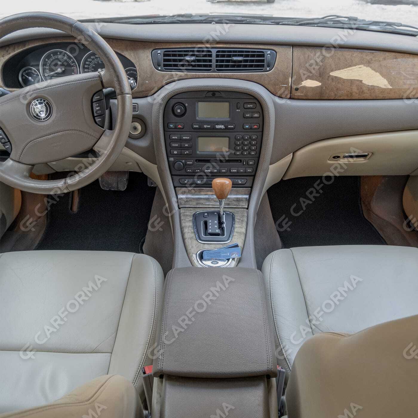 Ворсовые коврики на Jaguar S-Type 1998&nbsp;-&nbsp;2008 в Чебоксарах