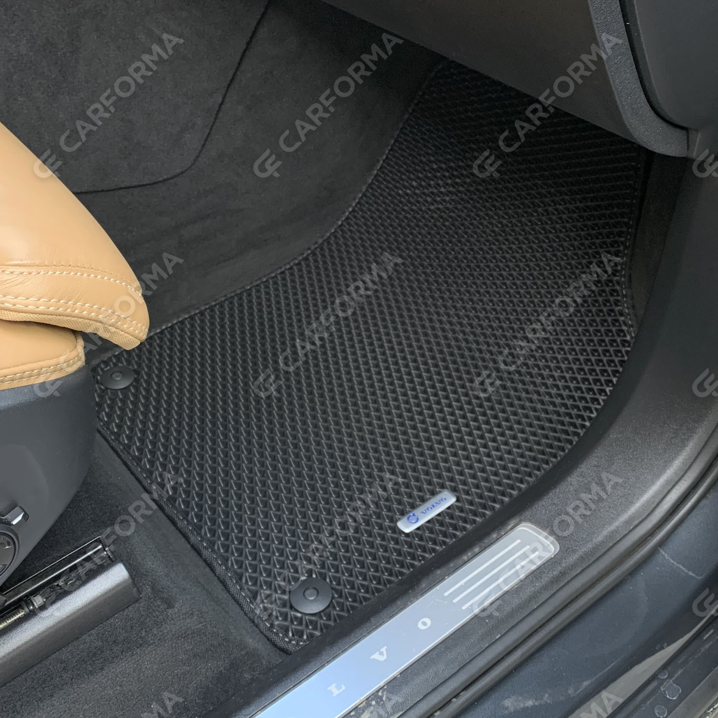 Ворсовые коврики на Volvo XC90 II 2014&nbsp;-&nbsp;2026 в Чебоксарах