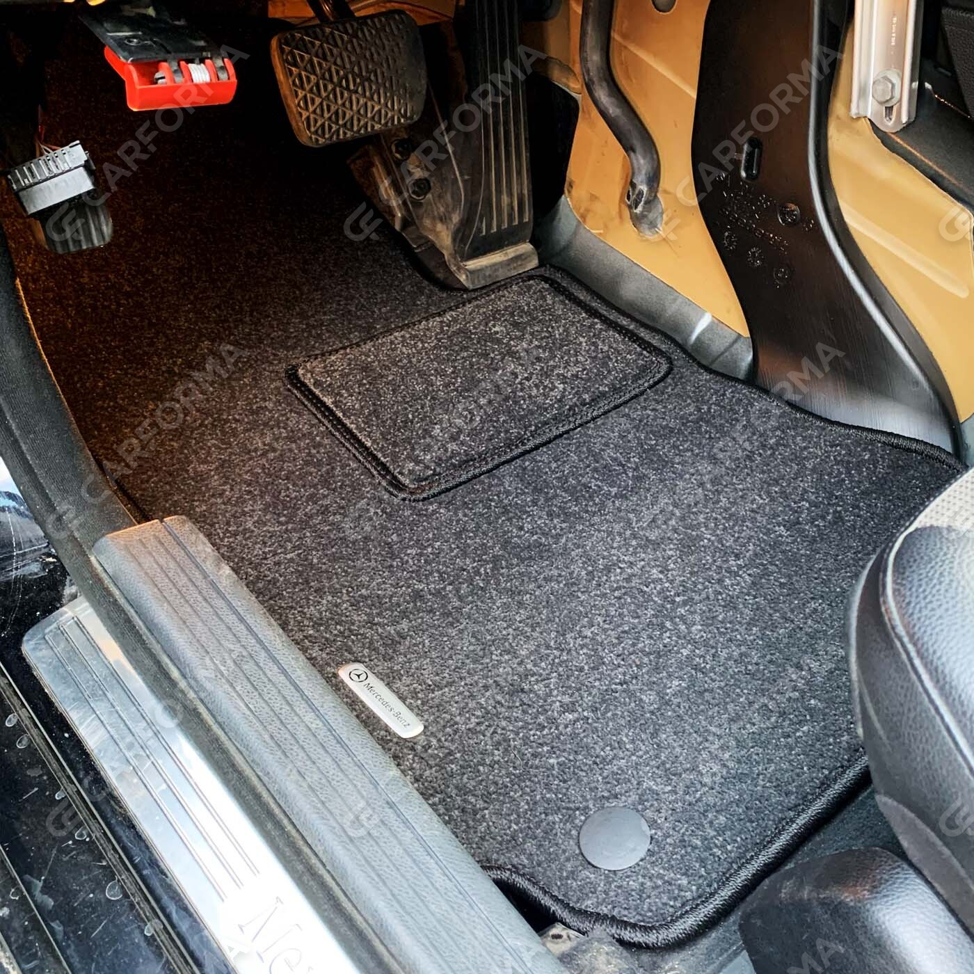 Ворсовые коврики на Mercedes C (W204) 2007&nbsp;-&nbsp;2015 в Чебоксарах