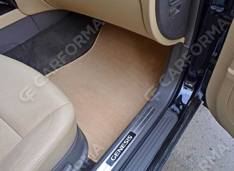 Ворсовые коврики на Hyundai Genesis I 2008&nbsp;-&nbsp;2014 в Чебоксарах