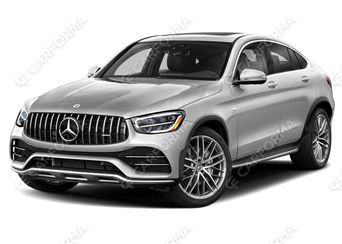 Ворсовые коврики на Mercedes GLC Coupe (C253) 2015&nbsp;-&nbsp;2023
