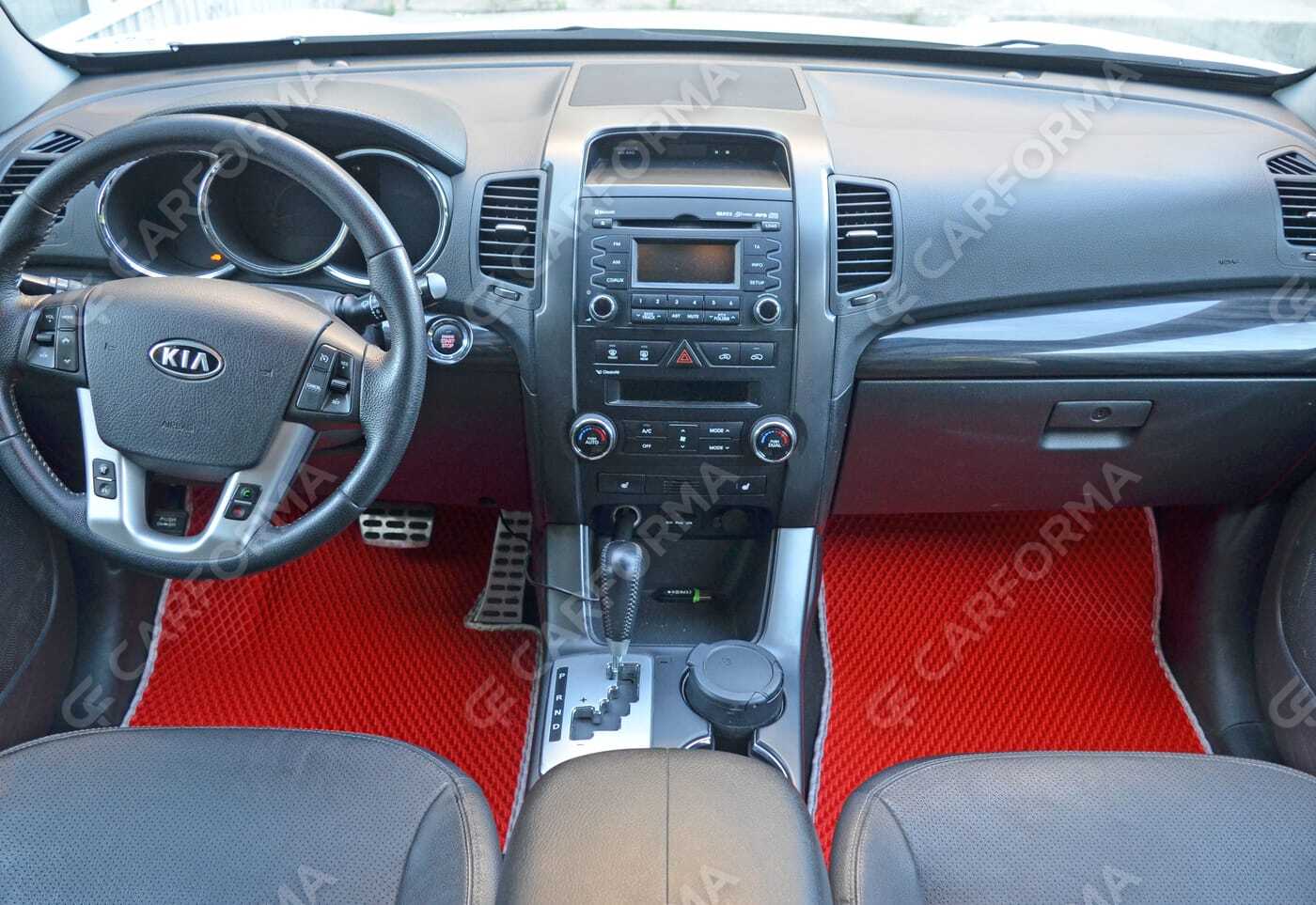 Ворсовые коврики на KIA Sorento II 2009&nbsp;-&nbsp;2012 в Чебоксарах