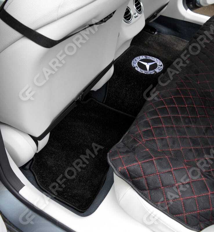 Ворсовые коврики на Mercedes C (W205) 2014&nbsp;-&nbsp;2023 в Чебоксарах