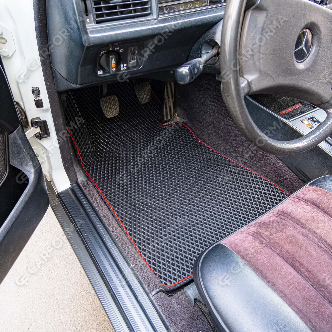 Ворсовые коврики на Mercedes 190 (W201) 1982&nbsp;-&nbsp;1993 в Чебоксарах