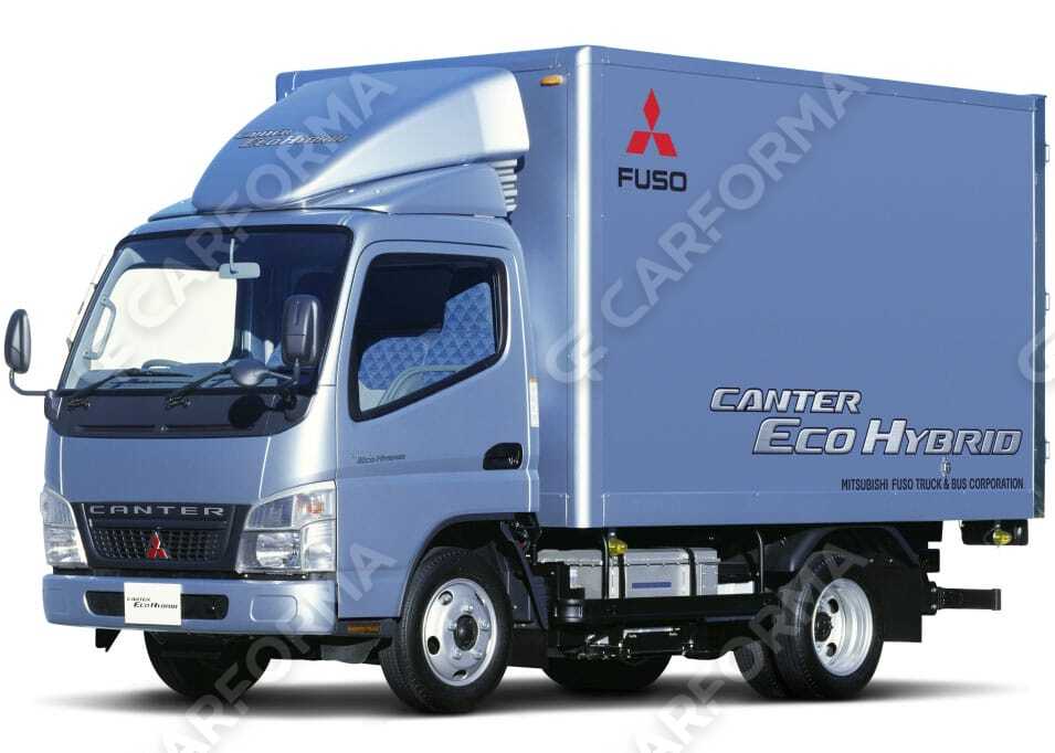 Ворсовые коврики на Mitsubishi Fuso Canter VII узкая кабина 2002&nbsp;-&nbsp;2017