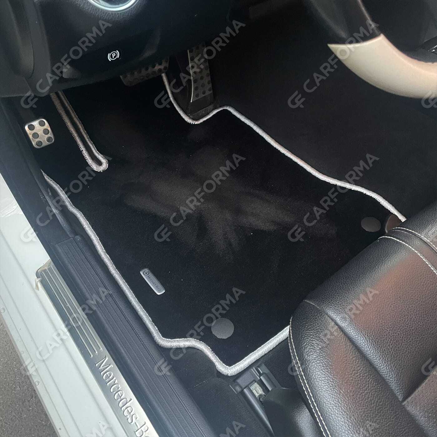 Ворсовые коврики на Mercedes C (W204) 2007&nbsp;-&nbsp;2015 в Чебоксарах