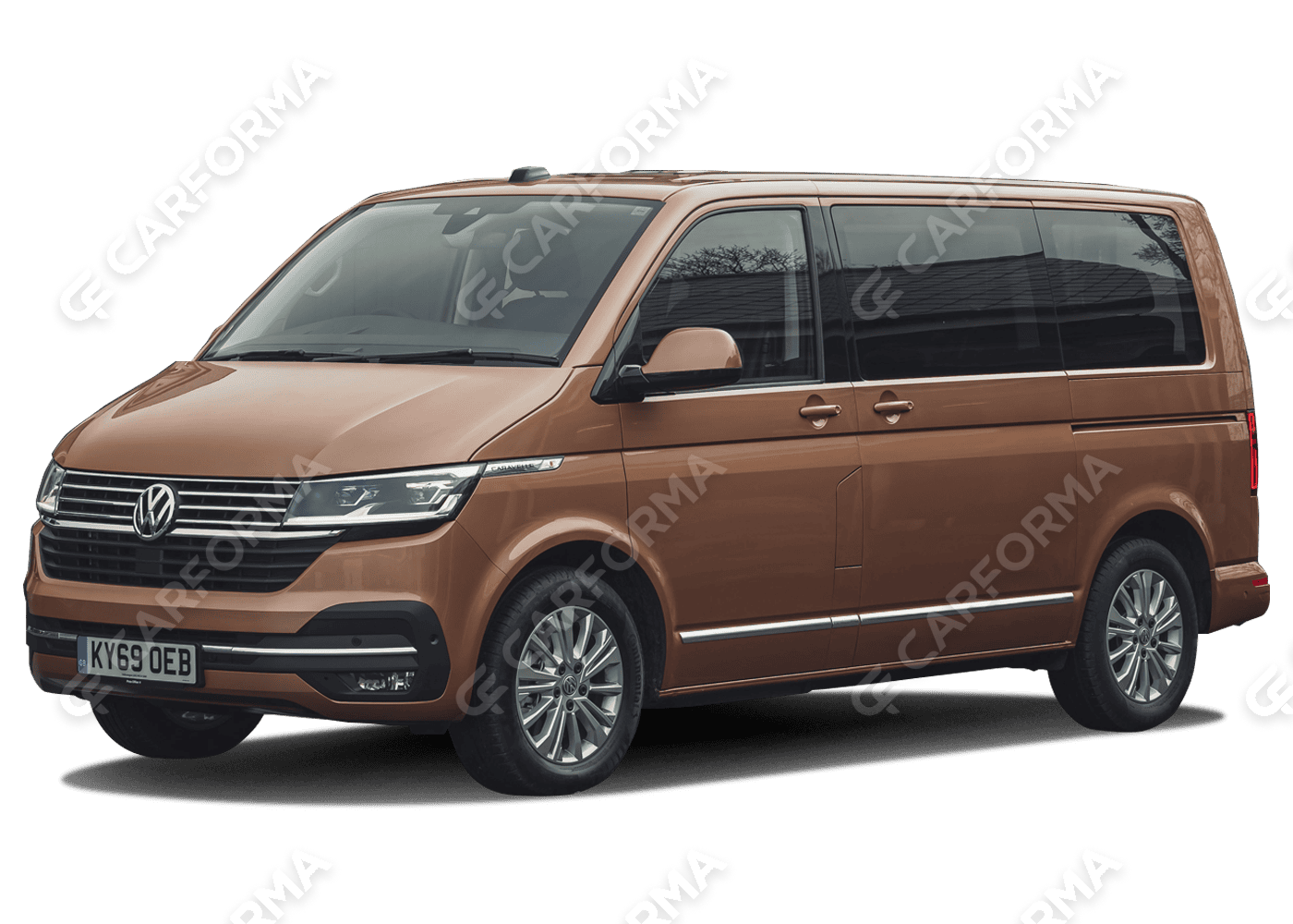 Ворсовые коврики на Volkswagen Caravelle (T6.1) 2019&nbsp;-&nbsp;2024