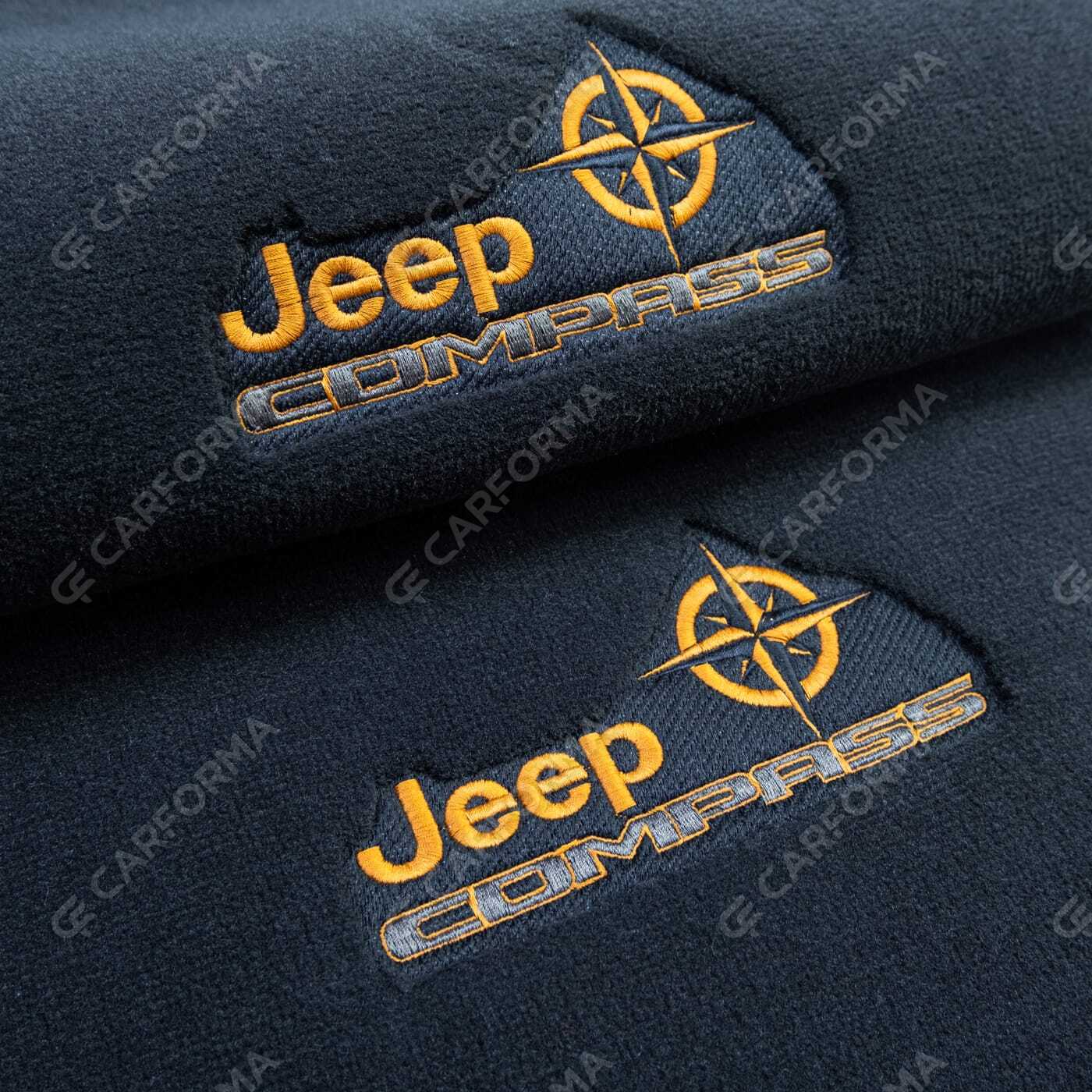 Ворсовые коврики на Jeep Compass (MP) 2016&nbsp;-&nbsp;2026 в Чебоксарах