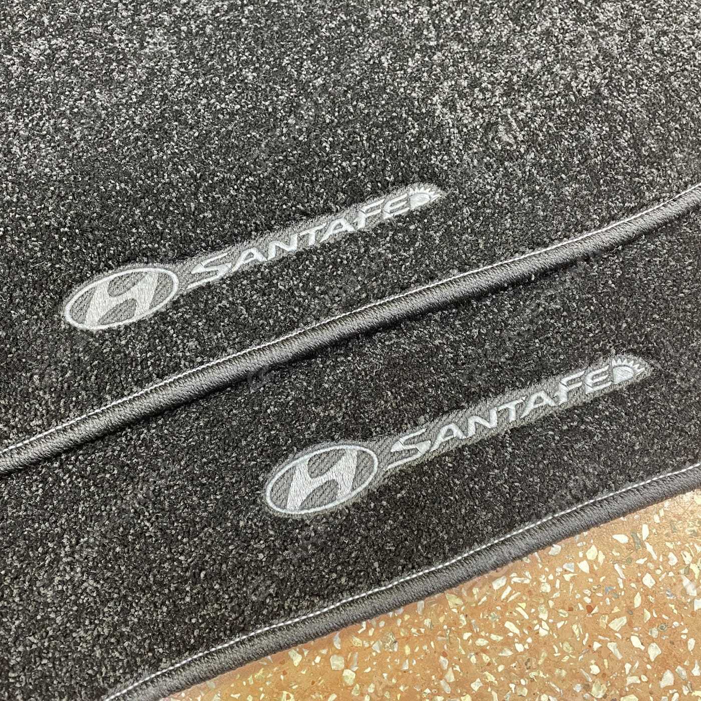 Ворсовые коврики на Hyundai Santa Fe IV рестайлинг 2020&nbsp;-&nbsp;2026 в Чебоксарах