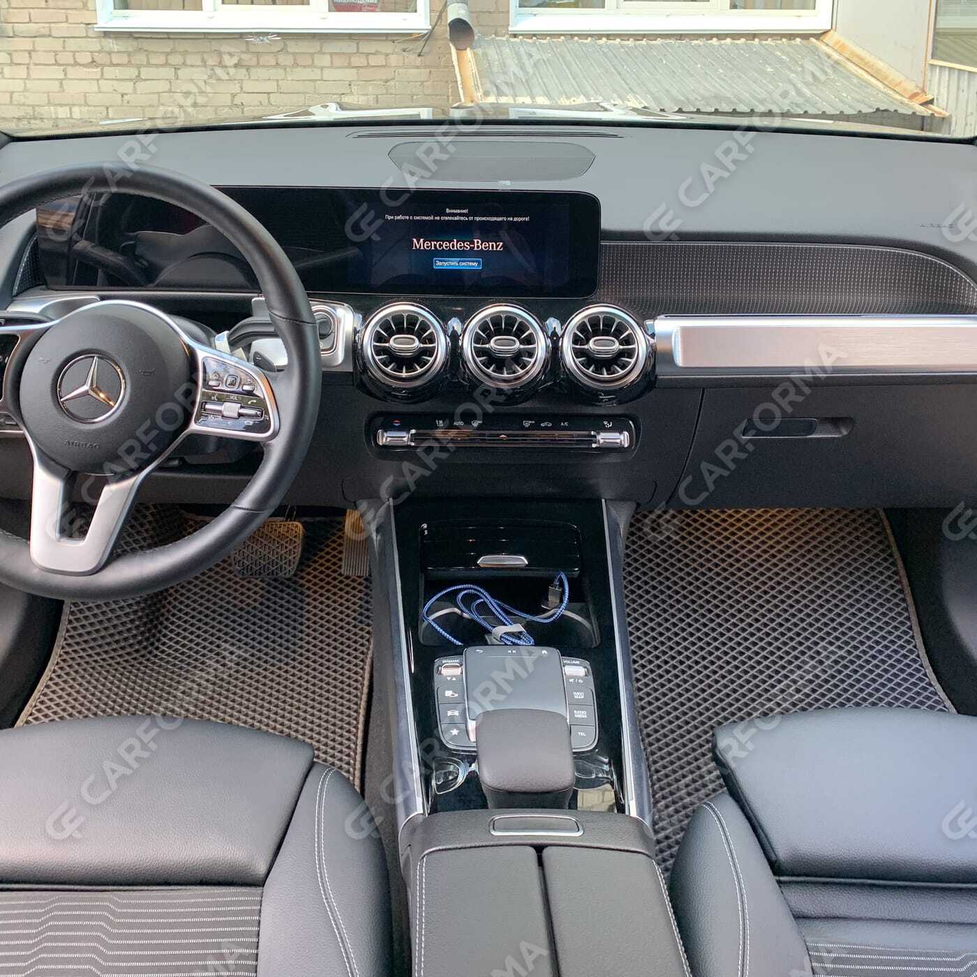 Ворсовые коврики на Mercedes GLB (X247) 2019&nbsp;-&nbsp;2026 в Чебоксарах