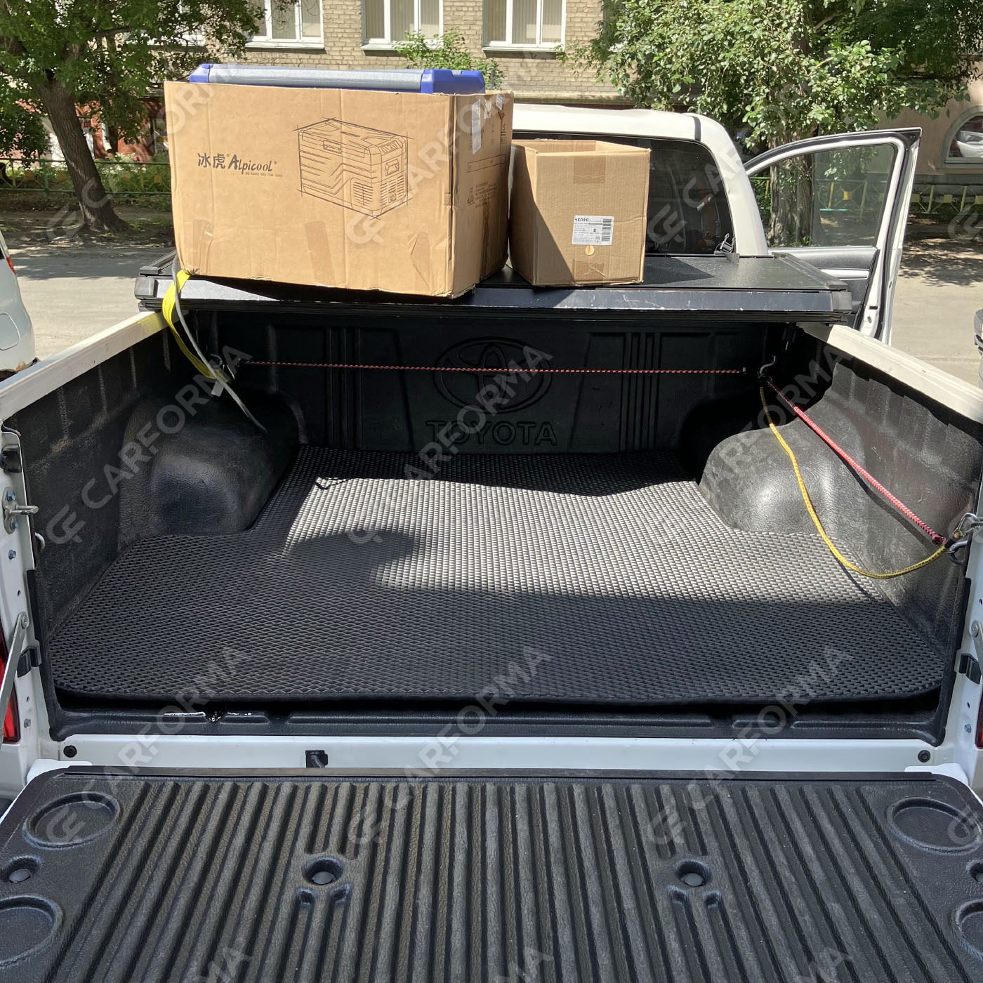 Ворсовые коврики на Toyota Hilux VII 2008&nbsp;-&nbsp;2015 в Чебоксарах