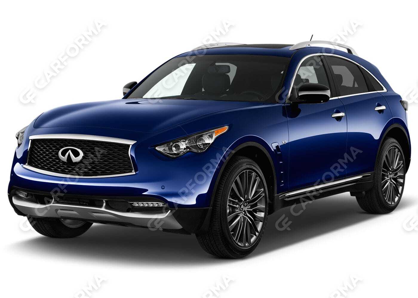 Ворсовые коврики на Infiniti QX70 2013&nbsp;-&nbsp;2019