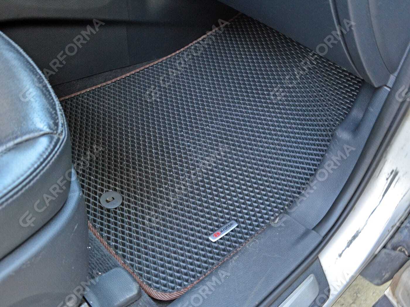 Ворсовые коврики на Hyundai Santa Fe III 2012&nbsp;-&nbsp;2019 в Чебоксарах