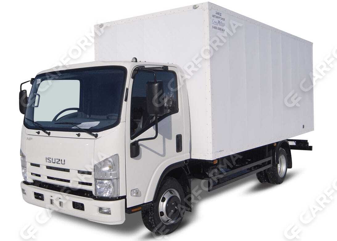 Ворсовые коврики на Isuzu ELF VI широкая кабина 2006&nbsp;-&nbsp;2026