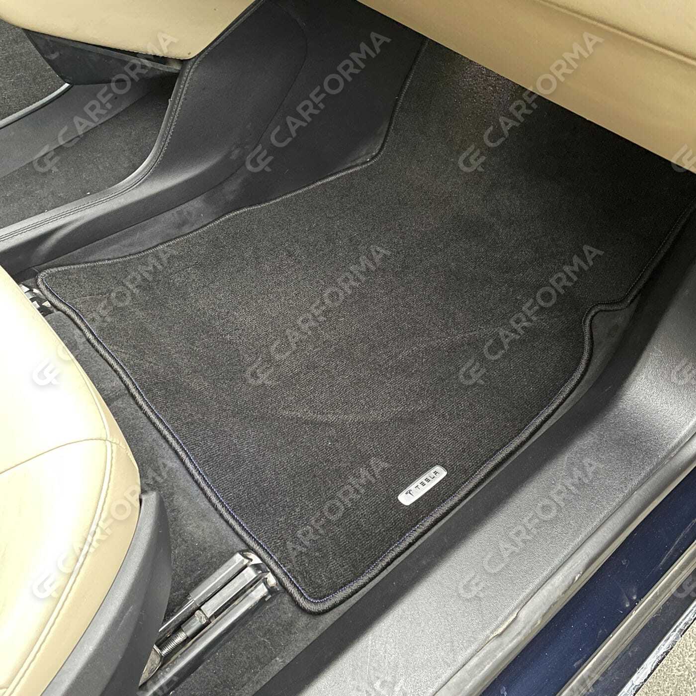 Ворсовые коврики на Tesla Model S 2012&nbsp;-&nbsp;2026 в Чебоксарах