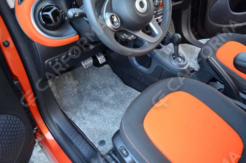 Ворсовые коврики на Smart Fortwo (C453) 2014&nbsp;-&nbsp;2026 в Чебоксарах