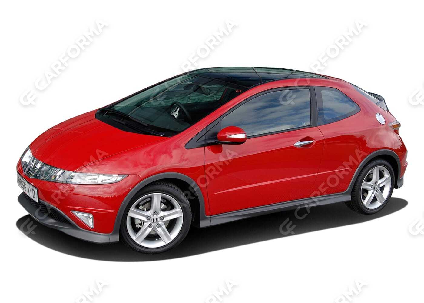 Ворсовые коврики на Honda Civic VIII 3d 2006&nbsp;-&nbsp;2011