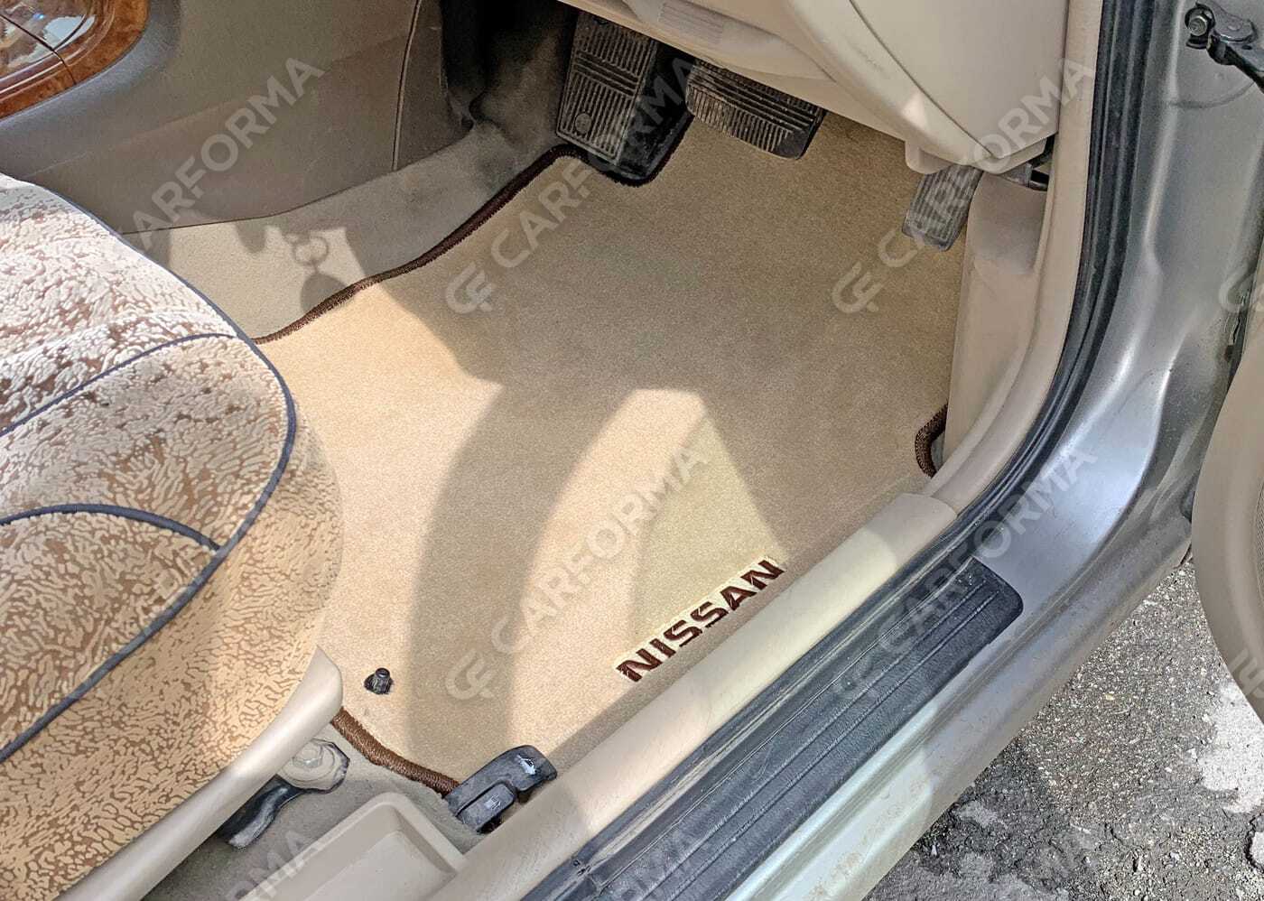 Ворсовые коврики на Nissan Bluebird Sylphy (G10) 2000&nbsp;-&nbsp;2006 в Чебоксарах