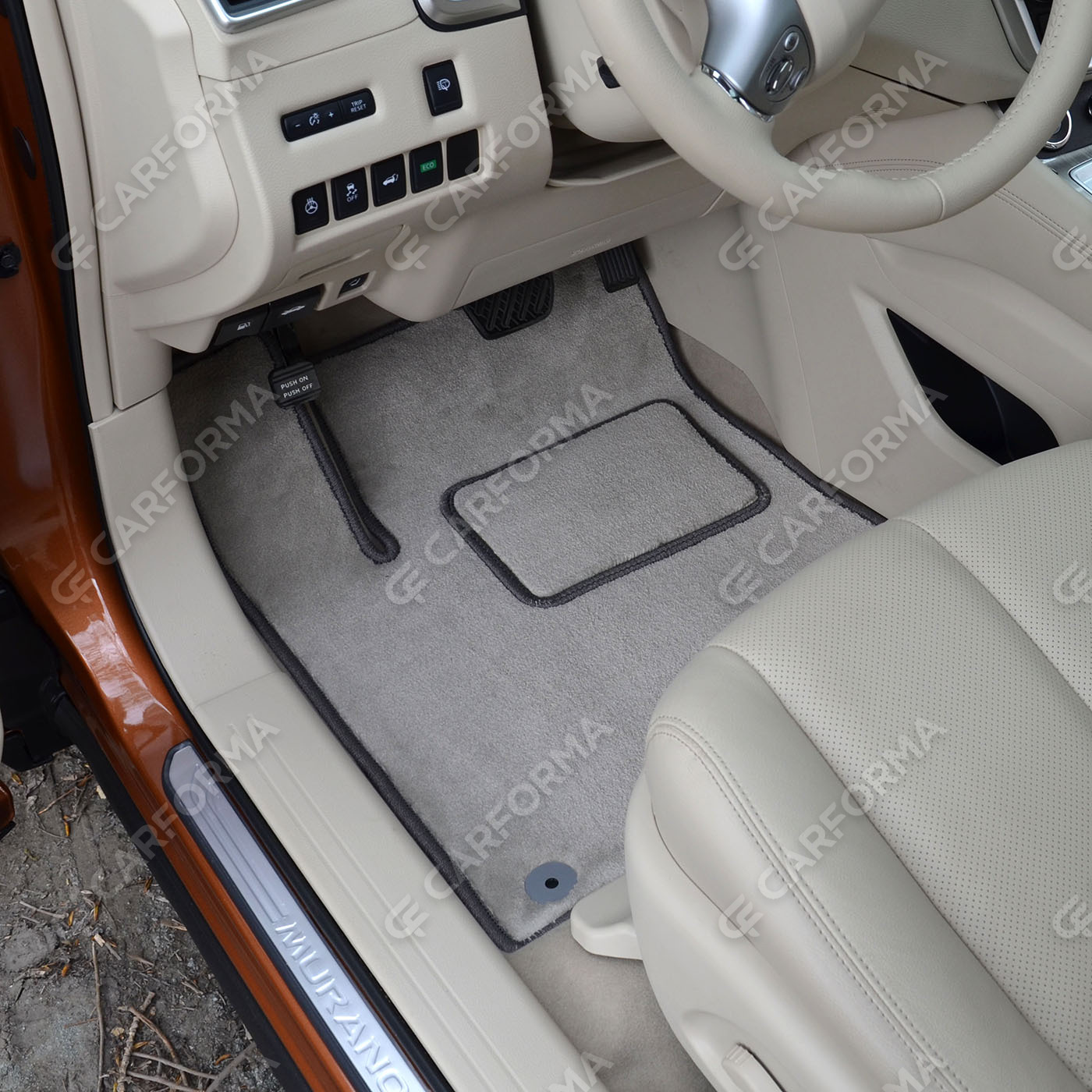 Ворсовые коврики на Nissan Murano (Z52) 2014&nbsp;-&nbsp;2022 в Чебоксарах