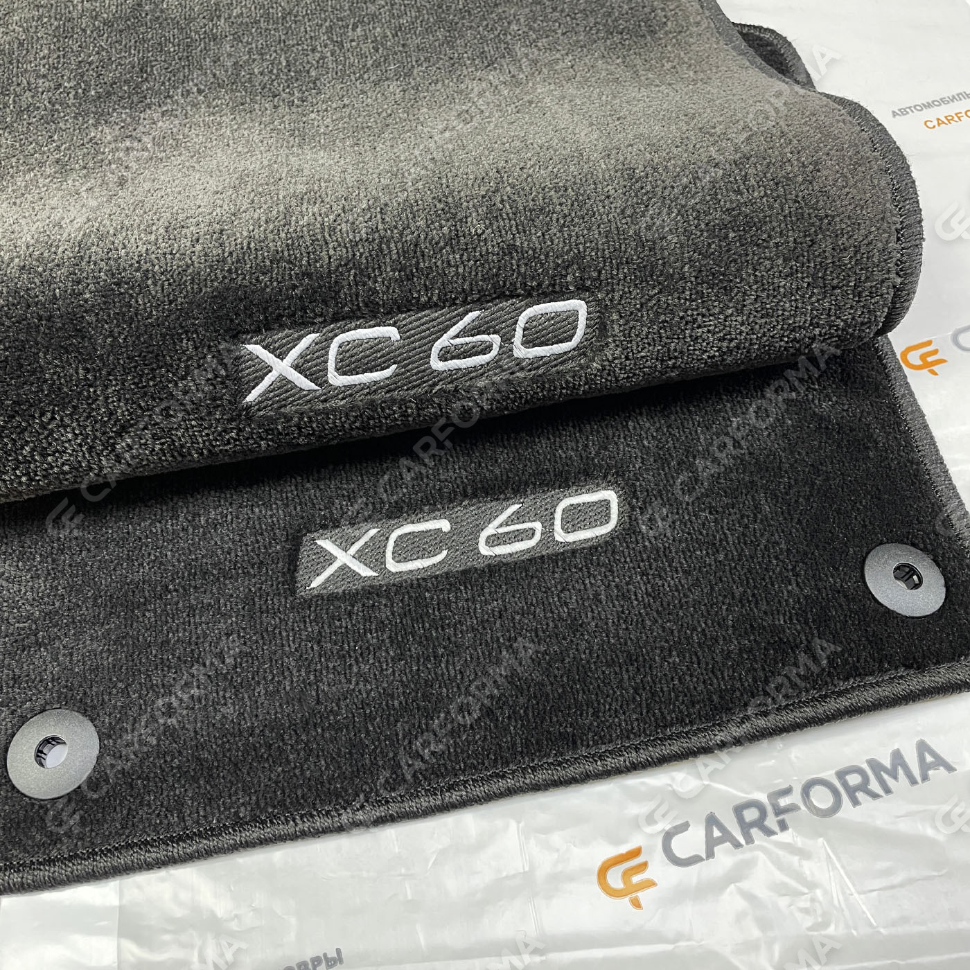 Ворсовые коврики на Volvo XC60 II 2017&nbsp;-&nbsp;2026 в Чебоксарах