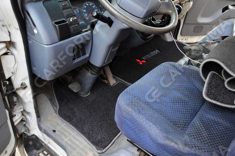 Ворсовые коврики на Mitsubishi Fuso Canter VII широкая кабина 2002&nbsp;-&nbsp;2017 в Чебоксарах