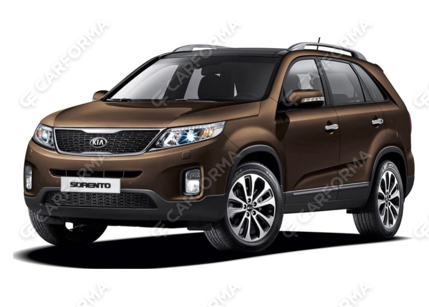 Ворсовые коврики на KIA Sorento II рестайлинг 2012&nbsp;-&nbsp;2021