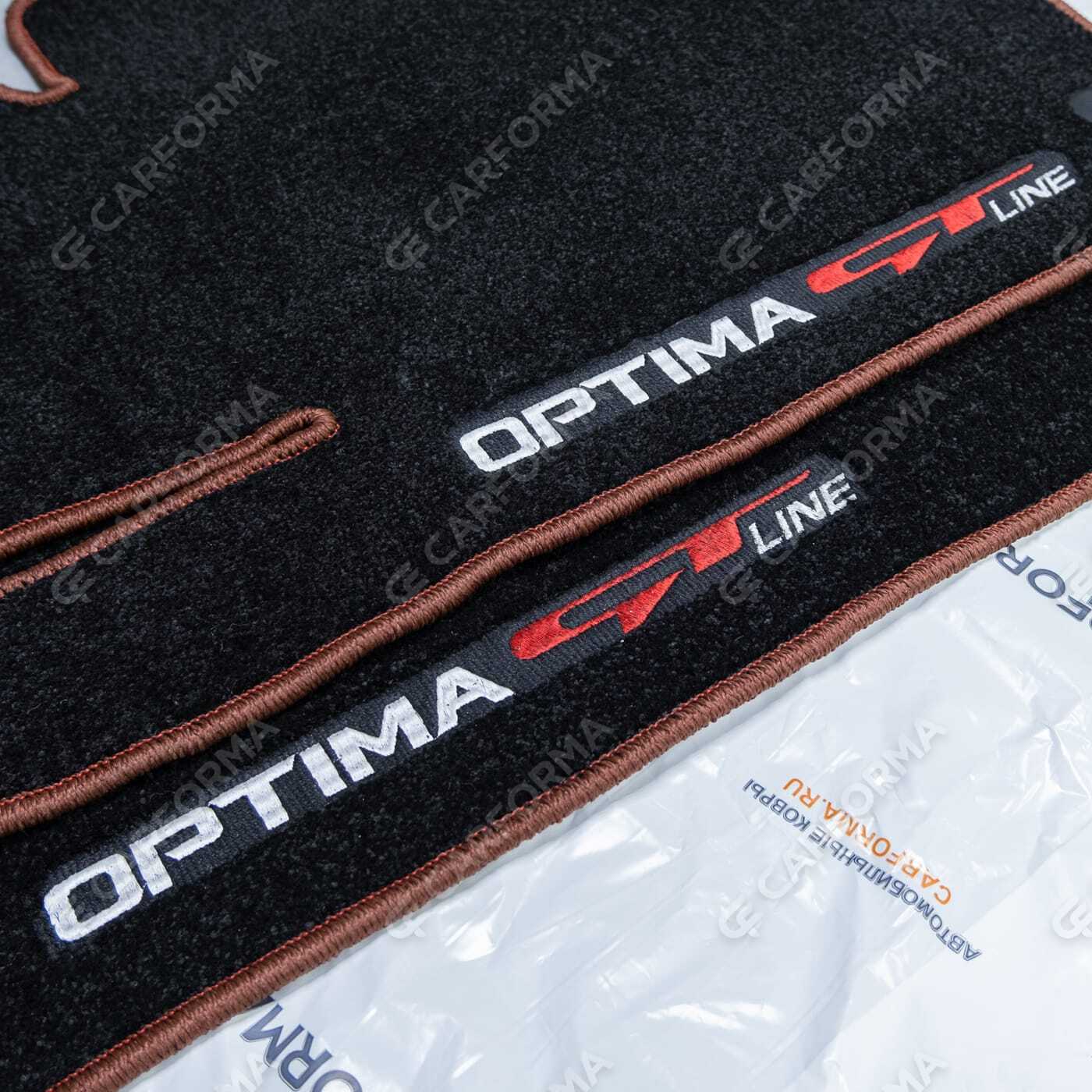 Ворсовые коврики на KIA Optima II 2016&nbsp;-&nbsp;2020 в Чебоксарах