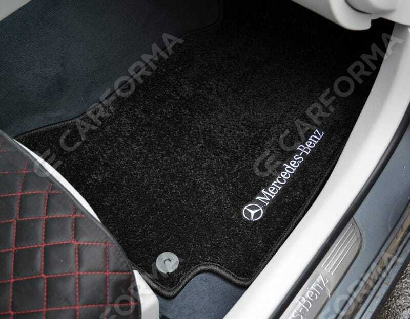 Ворсовые коврики на Mercedes C (W205) 2014&nbsp;-&nbsp;2023 в Чебоксарах