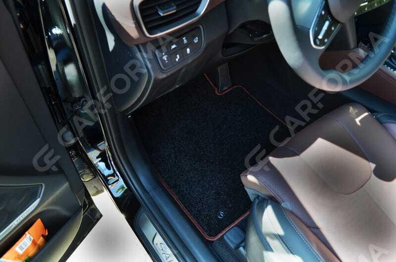Ворсовые коврики на Hyundai Santa Fe IV 2018&nbsp;-&nbsp;2021 в Чебоксарах