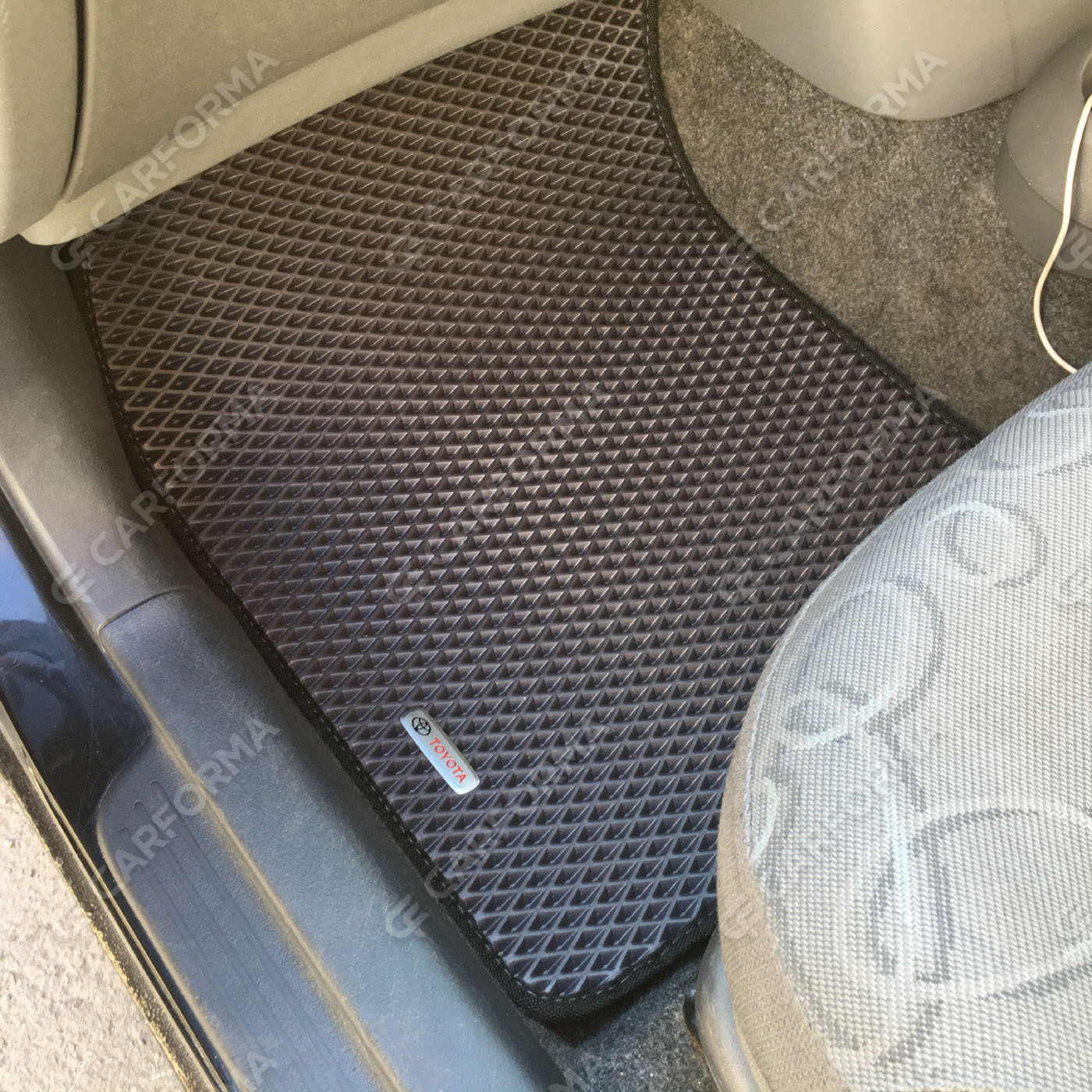 Ворсовые коврики на Toyota Vitz I 1998&nbsp;-&nbsp;2005 в Чебоксарах