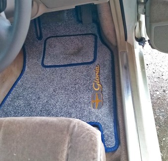 Ворсовые коврики на Nissan Gloria (Y34) 1999 - 2004 в Чебоксарах Ворсовые коврики на Nissan Gloria (Y34) 1999 - 2004 в Чебоксарах