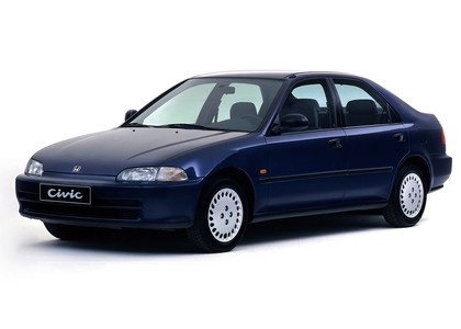Ворсовые коврики на Honda Civic V 4d 1991&nbsp;-&nbsp;1996 в Чебоксарах