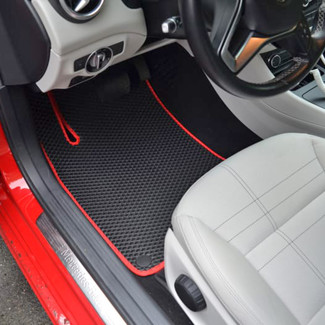 Ворсовые коврики на Mercedes GLA (X156) 2014 - 2020 в Чебоксарах Ворсовые коврики на Mercedes GLA (X156) 2014 - 2020 в Чебоксарах