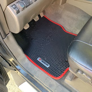 Ворсовые коврики на Nissan Navara III 2004 - 2015 в Чебоксарах Ворсовые коврики на Nissan Navara III 2004 - 2015 в Чебоксарах