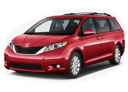 Ворсовые коврики на Toyota Sienna III 2010&nbsp;-&nbsp;2020 в Чебоксарах