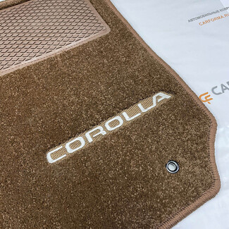 Ворсовые коврики на Toyota Corolla (E11) 1997 - 2001 в Чебоксарах Ворсовые коврики на Toyota Corolla (E11) 1997 - 2001 в Чебоксарах