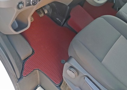 Ворсовые коврики на Ford Transit 7 2013 - 2026 в Чебоксарах Ворсовые коврики на Ford Transit 7 2013 - 2026 в Чебоксарах