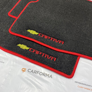 Ворсовые коврики на Chevrolet Captiva 2006&nbsp;-&nbsp;2016 в Чебоксарах