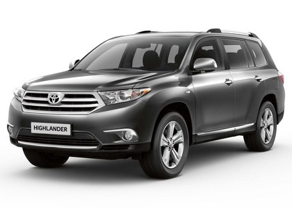 Ворсовые коврики на Toyota Highlander II 2007&nbsp;-&nbsp;2013 в Чебоксарах