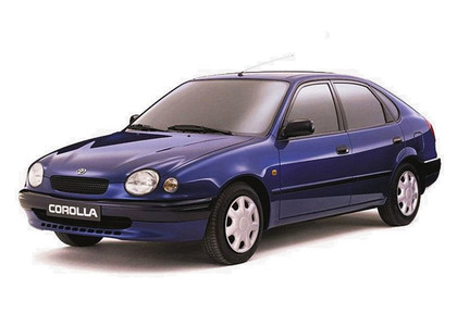 Ворсовые коврики на Toyota Corolla (E11) 1997 - 2001 в Чебоксарах Ворсовые коврики на Toyota Corolla (E11) 1997 - 2001 в Чебоксарах