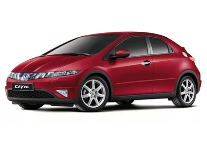 Ворсовые коврики на Honda Civic VIII 5d 2006&nbsp;-&nbsp;2012 в Чебоксарах