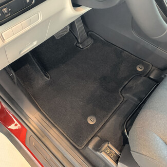 Ворсовые коврики на KIA Carnival IV 7 мест без оттоманок 2020 - 2026 в Чебоксарах Ворсовые коврики на KIA Carnival IV 7 мест без оттоманок 2020 - 2026 в Чебоксарах